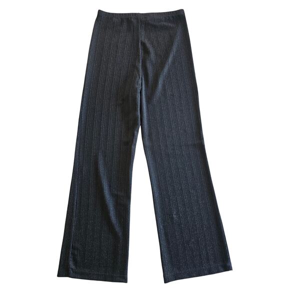 Reformation Women’s Size Small Black Metallic Pants –Shimmery Evening - Picture 1 of 4